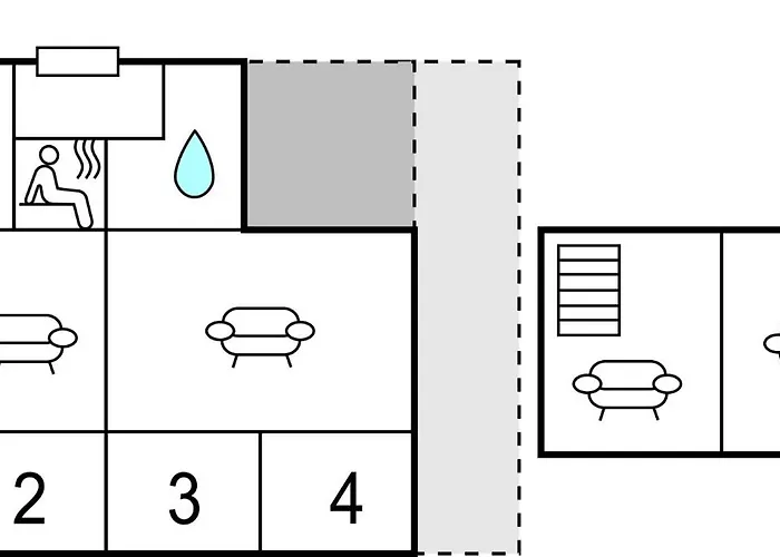 Four-bedroom With A Fireplace 01 *